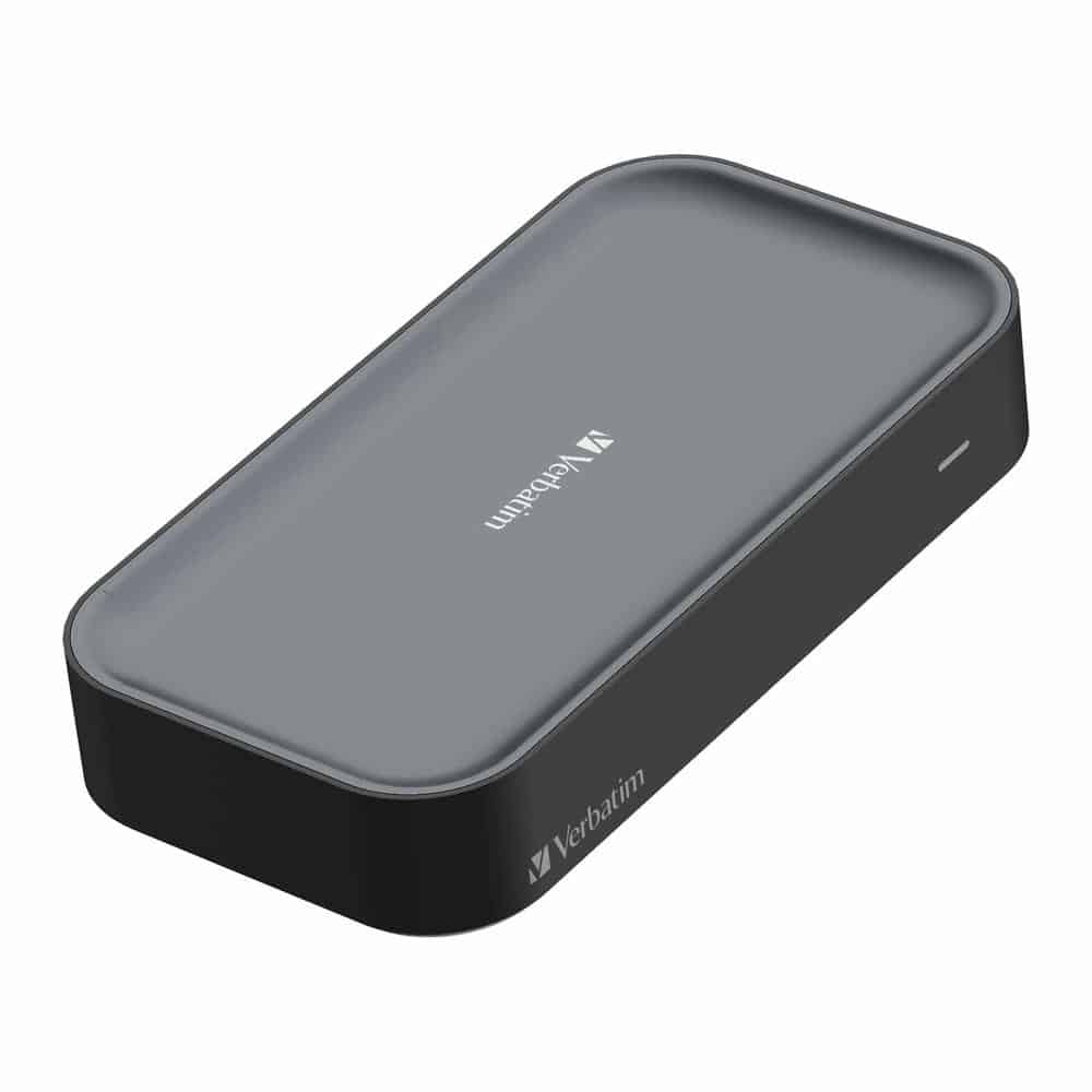 (image for) Verbatim Share My Screen 1080p USB-C Wireless Display Adapter with USB Hub and Card Reader – WDA-01